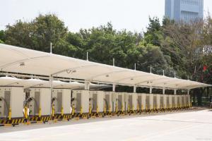 开封膜结构停车棚